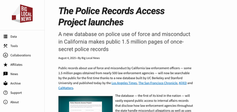 Police Records Access Project